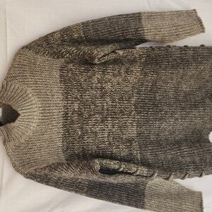 Coldwater Creek  Women's Mockneck Color Block Sweater - Gray Size PXL